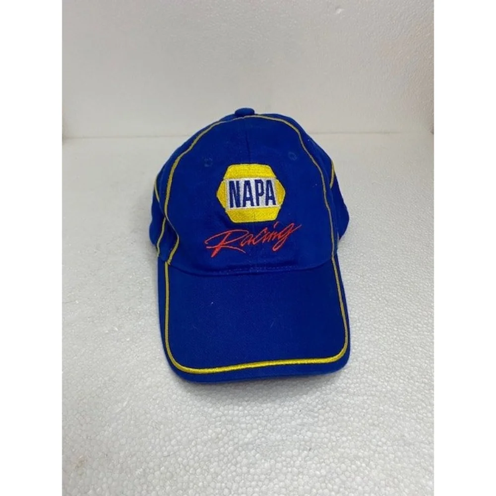 Napa Racing #55 Michael Waltrip Blue/Yellow OSFM Cap - Picture 1 of 4